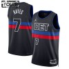 Dres Detroit Pistons Killian Hayes 7 Jordan 2022-23 Statement Edition Crno Swingman - Dječji